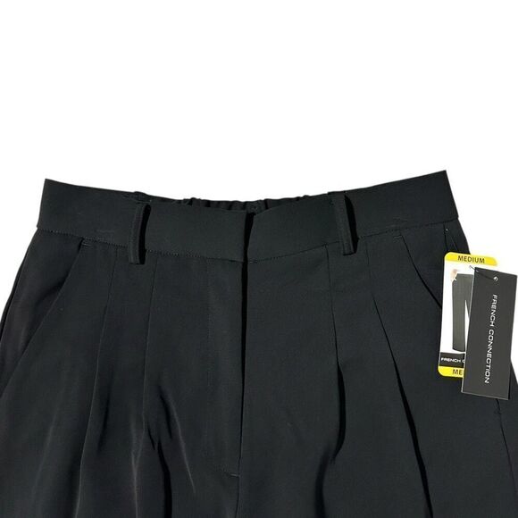French Connection Women's Wide Leg Trouser Black Size Medium - Picture 9 of 13
